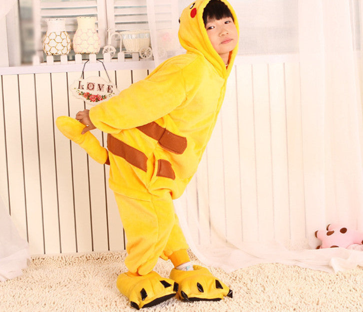 Online discount shop Australia - 20 Style 2-11Y Girls Boys Children Flannel Animal pajamas Kid Clothes Cute pyjamas Hooded Romper Sleepwear Without Shoes