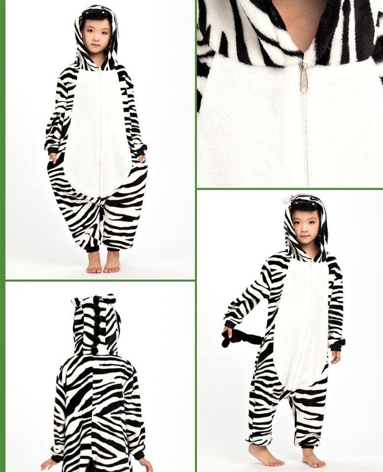 Online discount shop Australia - 20 Style 2-11Y Girls Boys Children Flannel Animal pajamas Kid Clothes Cute pyjamas Hooded Romper Sleepwear Without Shoes