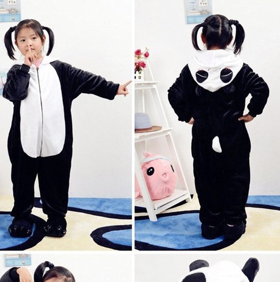 Online discount shop Australia - 20 Style 2-11Y Girls Boys Children Flannel Animal pajamas Kid Clothes Cute pyjamas Hooded Romper Sleepwear Without Shoes