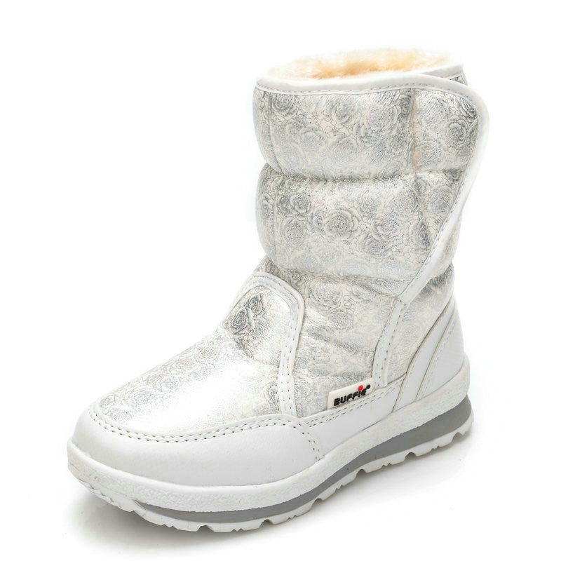 girls boots winter's new kids snow boots kids shoes children warm fur waterproof daughter white brand girls fashion shoes - CelebritystyleFashion.com.au online clothing shop australia