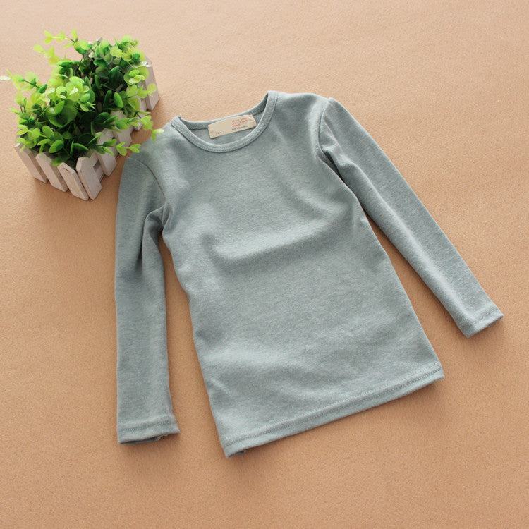 children T-shirt Spring Top Quality Long Sleeve Pure Color Boys Girls t Shirt Top Kids Clothes - CelebritystyleFashion.com.au online clothing shop australia
