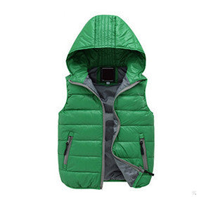 Child Vest Waistcoat Hooded Bebe Vest Outwear Infant Vest Coat Girls Boys Down Winter Vest Baby Sleeveless Jacket for Kid - CelebritystyleFashion.com.au online clothing shop australia