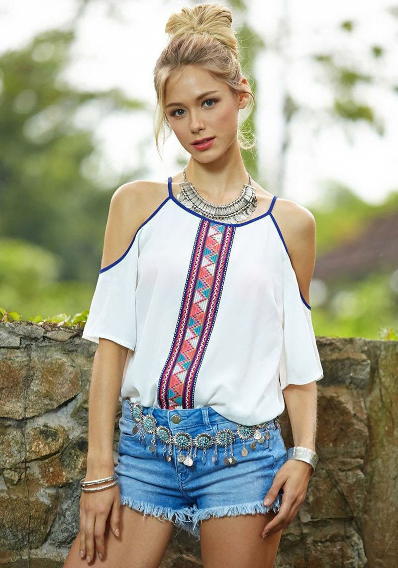 women hole one shoulder clothes social female blouse shirts