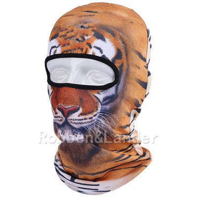 Online discount shop Australia - 3D Cat Dog Animal Outdoor Bicycle Cycling Motorcycle Skis Hats Balaclava Sports Cat Dog Tiger Party Halloween Pet Full Face Mask