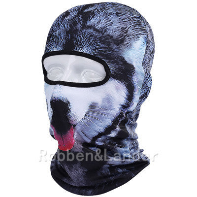 Online discount shop Australia - 3D Cat Dog Animal Outdoor Bicycle Cycling Motorcycle Skis Hats Balaclava Sports Cat Dog Tiger Party Halloween Pet Full Face Mask