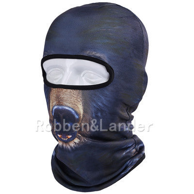 Online discount shop Australia - 3D Cat Dog Animal Outdoor Bicycle Cycling Motorcycle Skis Hats Balaclava Sports Cat Dog Tiger Party Halloween Pet Full Face Mask