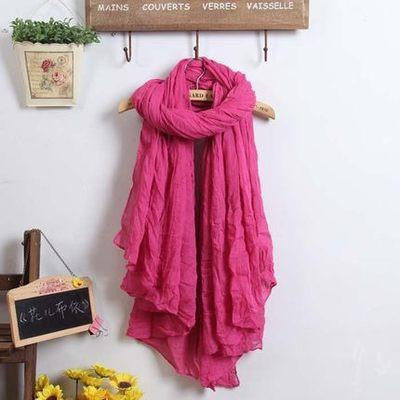 scarf womens scarves women scarfs luxury brand ladies hijab cotton/linen Solid woman silk shawls shawl warm stoles