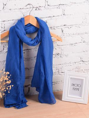 scarf womens scarves women scarfs luxury brand ladies hijab cotton/linen Solid woman silk shawls shawl warm stoles