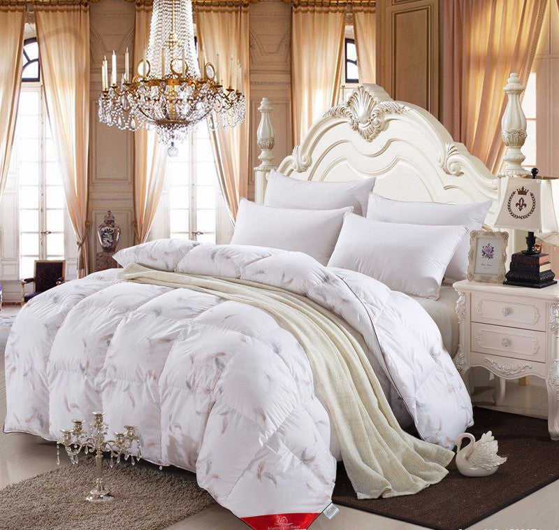 Online discount shop Australia - 100% white duck/goose down winter quilt comforter blanket duvet filling with cotton cover twin queen king size