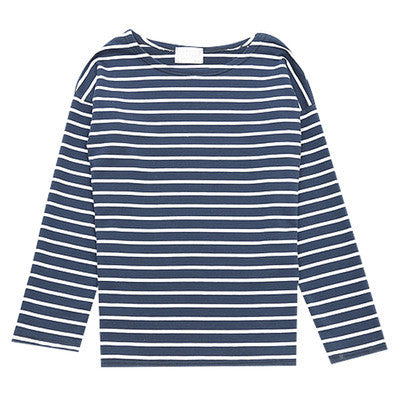 Online discount shop Australia - Ladies Casual Shirt Women's Red White Striped 3/4 sleeve  Tops For Woman Crew Neck Bottoming Tee Shirt 11 Colors