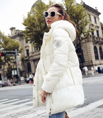 Plus-Size Long Parkas Female Women Coat Thick Cotton Women Outwear Parka For Women