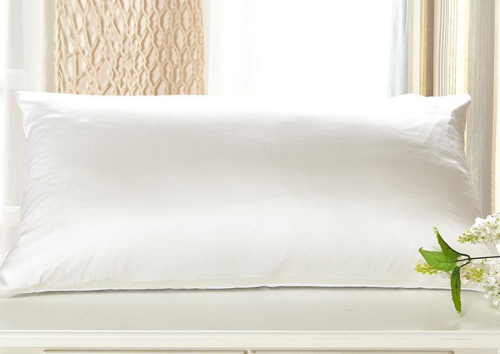 Online discount shop Australia - Lilysilk Mulberry Silk Cotton Pillowcase Satin Pillow Cover With Cotton Underside King Queen Standard 1 piece