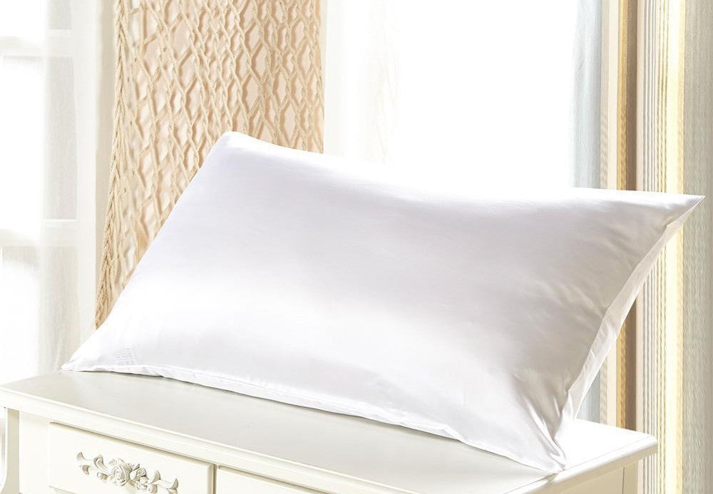 Online discount shop Australia - Lilysilk Mulberry Silk Cotton Pillowcase Satin Pillow Cover With Cotton Underside King Queen Standard 1 piece