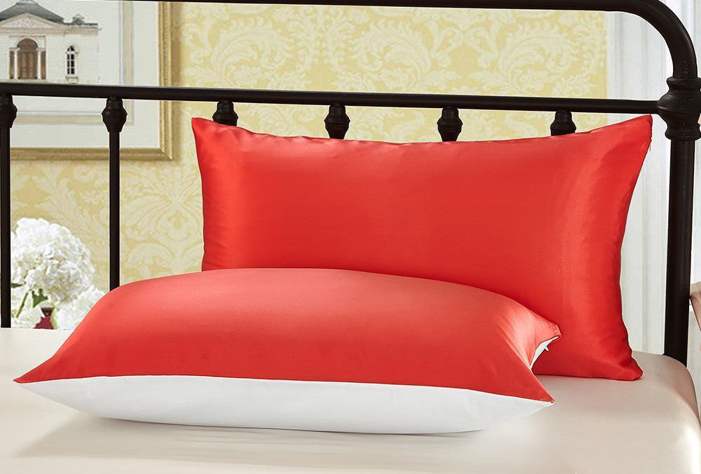 Online discount shop Australia - Lilysilk Mulberry Silk Cotton Pillowcase Satin Pillow Cover With Cotton Underside King Queen Standard 1 piece