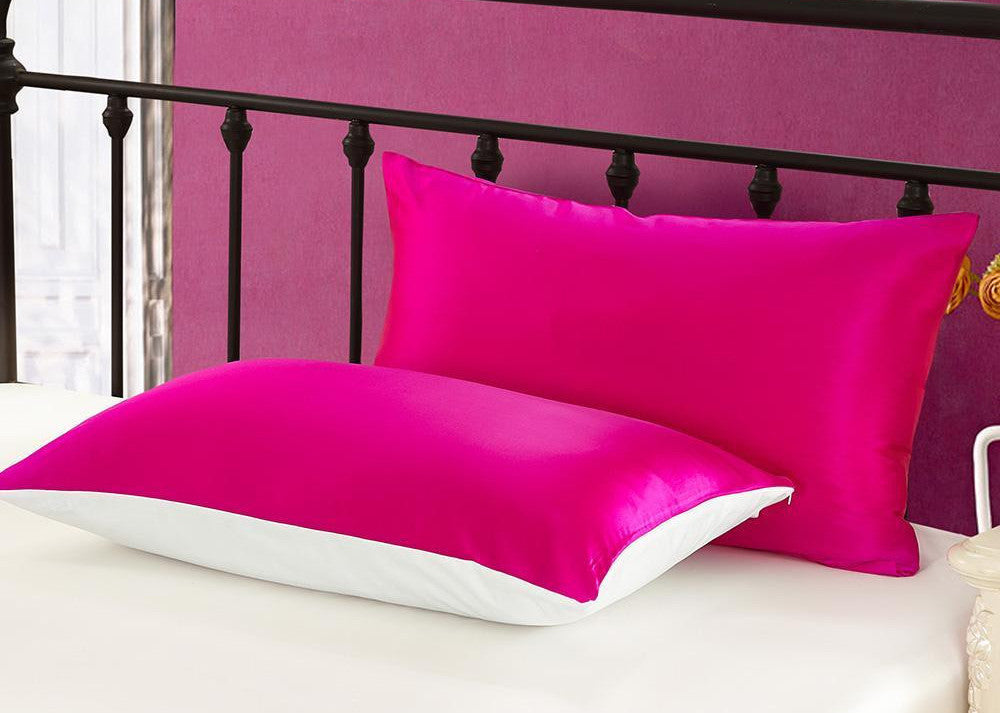 Online discount shop Australia - Lilysilk Mulberry Silk Cotton Pillowcase Satin Pillow Cover With Cotton Underside King Queen Standard 1 piece