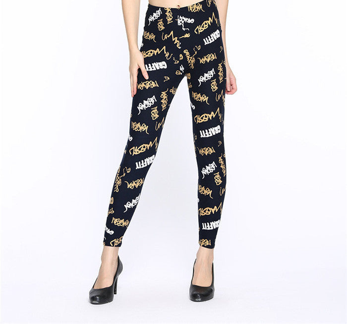 Online discount shop Australia - Causal Leggings Womens Fall Fashion Floral Print Leggings Pants Disco Pants Legging