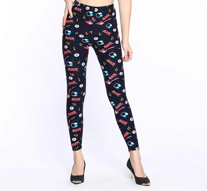Online discount shop Australia - Causal Leggings Womens Fall Fashion Floral Print Leggings Pants Disco Pants Legging