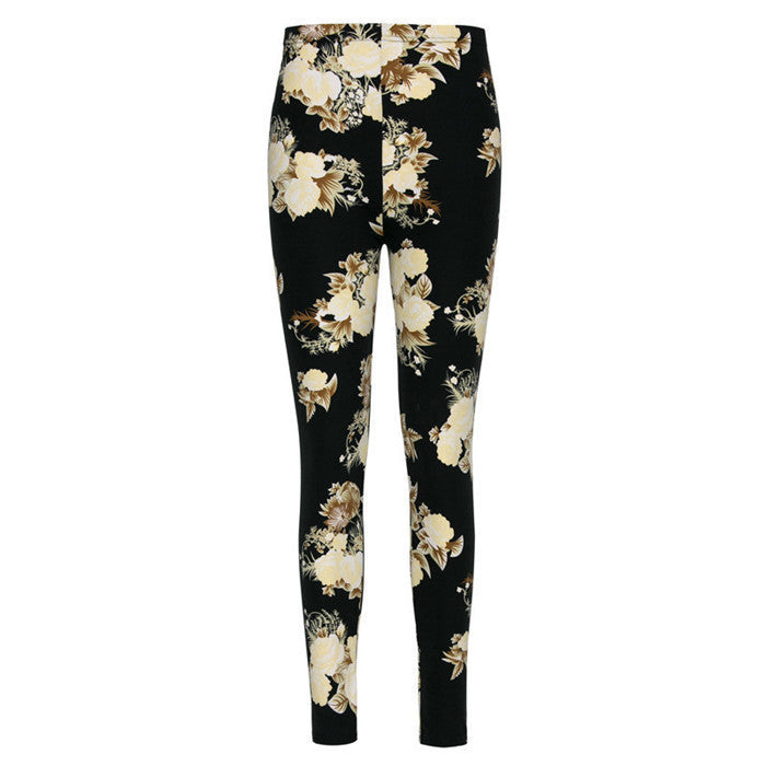 Online discount shop Australia - Causal Leggings Womens Fall Fashion Floral Print Leggings Pants Disco Pants Legging
