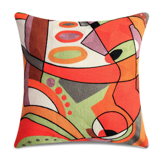 Embroidery Pillowcase Cushions Covers Picasso Decorative Throw Pillows Covers for Sofa Car Abstract Pillowcase