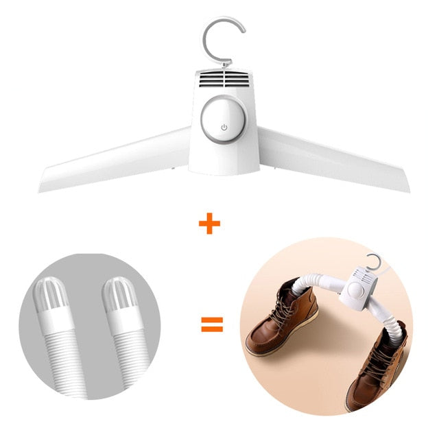 Original XiaoMi MIjia Smart Frog Portable Clothes Dryer Electric Shoes Clothes Drying Rack Hangers Foldable heater hanger