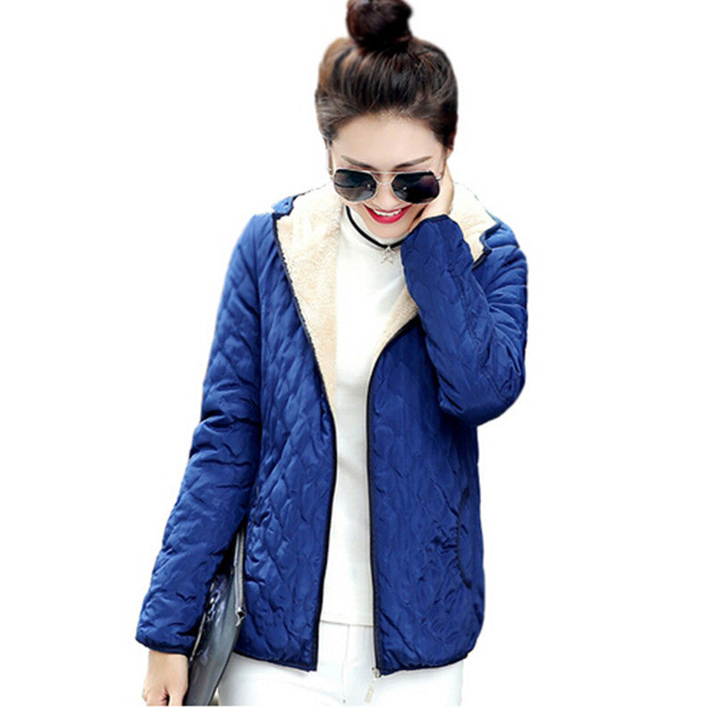 Online discount shop Australia - Jacket Women new  Coat Slim Short Snow Wear Wadded Jacket Female Cotton-Padded Jacket Outerwear
