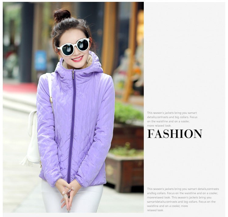 Online discount shop Australia - Jacket Women new  Coat Slim Short Snow Wear Wadded Jacket Female Cotton-Padded Jacket Outerwear