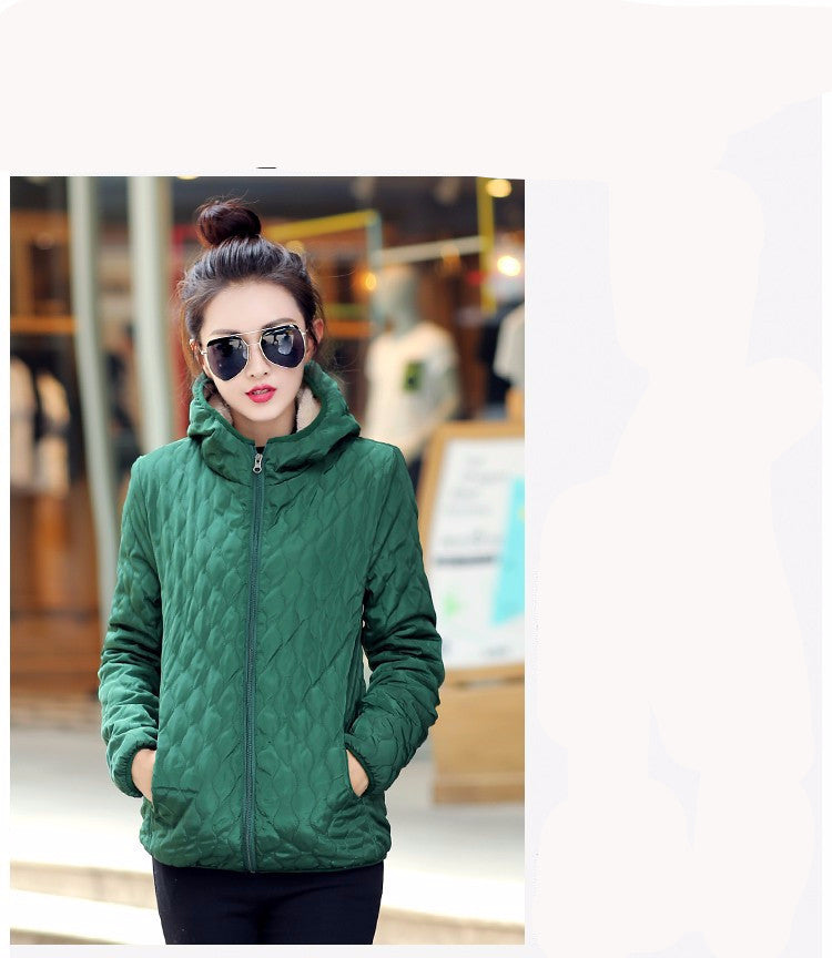 Online discount shop Australia - Jacket Women new  Coat Slim Short Snow Wear Wadded Jacket Female Cotton-Padded Jacket Outerwear