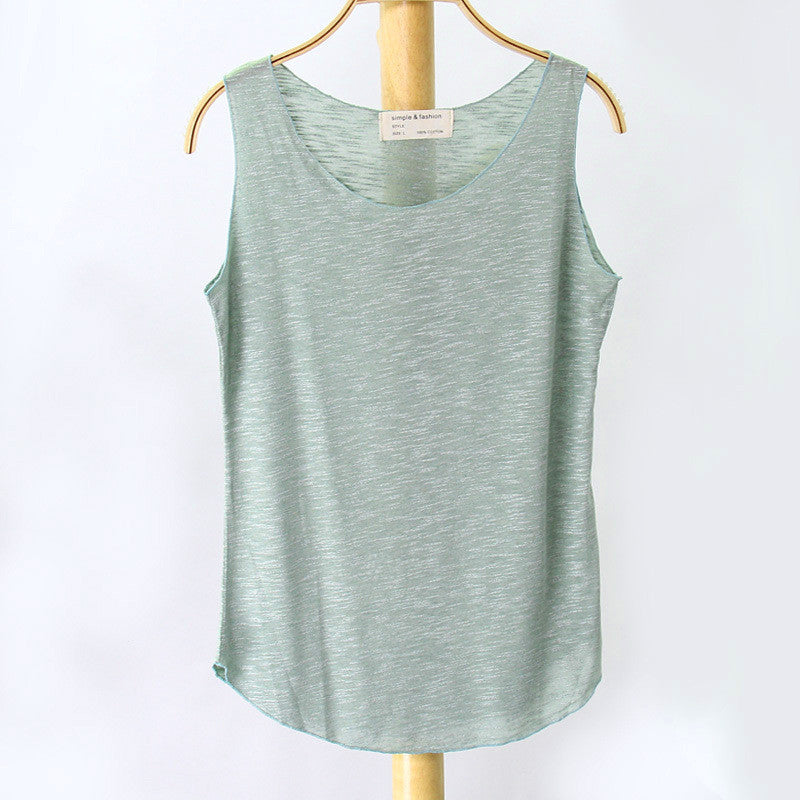 Online discount shop Australia - Fashion Women New Sleeveless Shirt Ladies Singlets Bamboo Cotton Casual Tops Vest 10 Colors