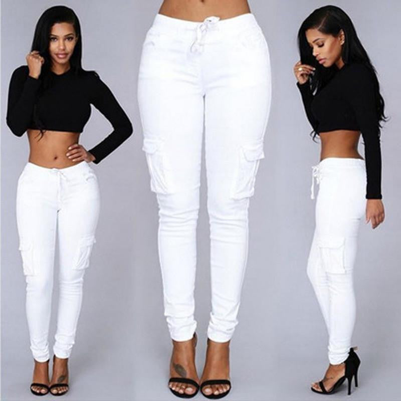 Women Pants Victoria Fashion Packets Pencil Pants Tight full pants for women Career Harem trousers