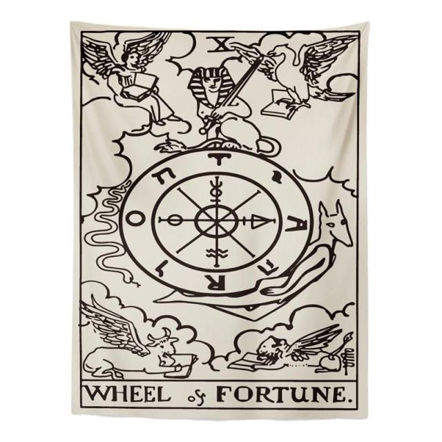 The Moon Star Tapestry Wall Hanging Astrology Divination Bedspread Beach Mat