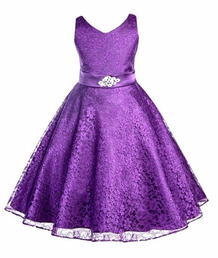 Online discount shop Australia - Girls party dress new designer children teenagers prom ceremonies gowns dresses birthday princess dress 12 years