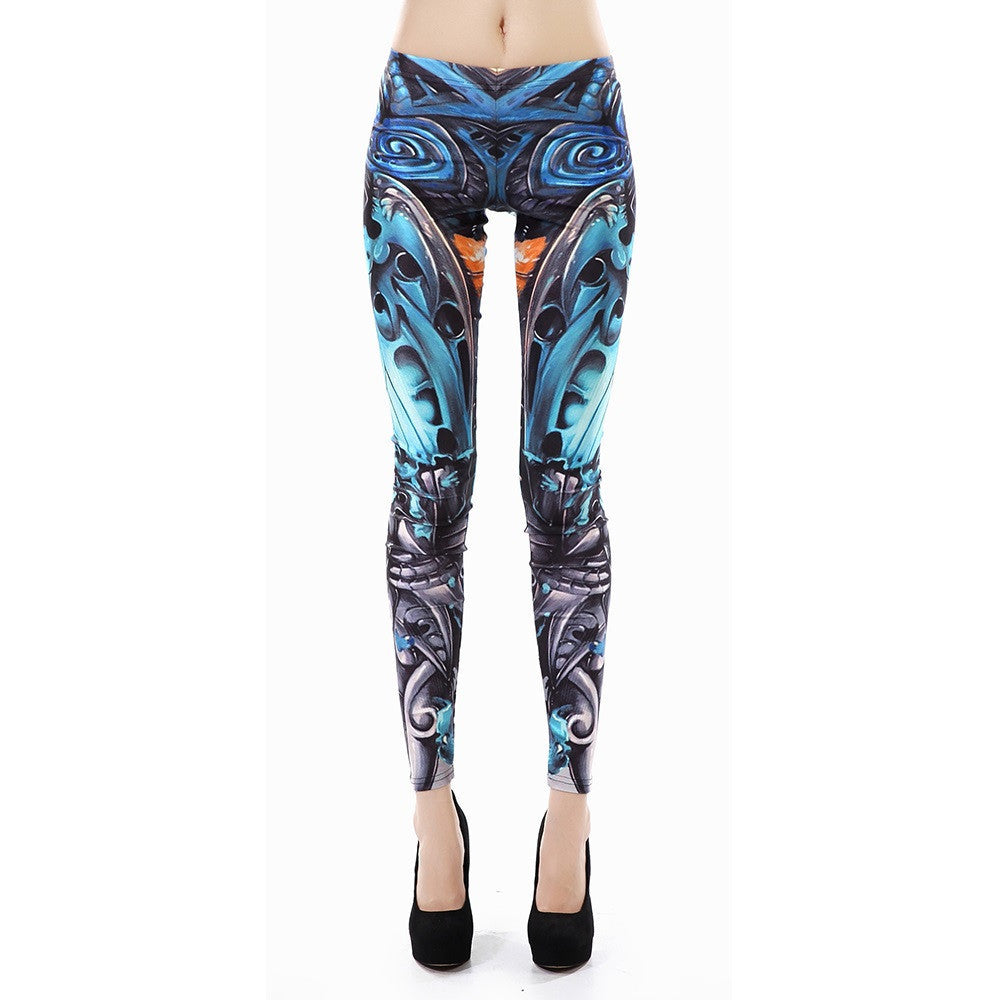 Online discount shop Australia - 3D Print Women Leggings Geometric Knitted Fashion Skinny Leggins Size Legging Pants