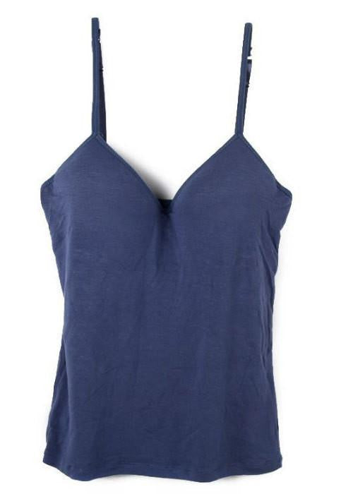 Online discount shop Australia - Hot Women Built In Bra Tank Tops Sexy Bra Cozy Healthy Modal Solid Camisole 6 Color s WI185