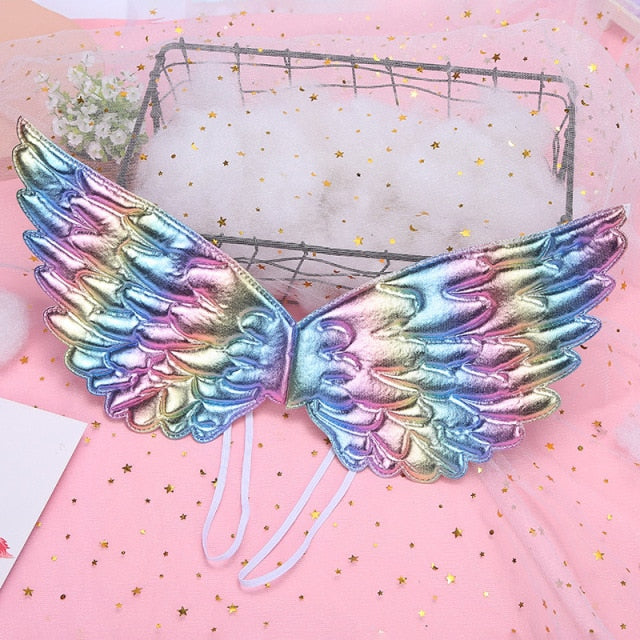 Unicorn rainbow wedding party dress girl birthday party Unicorn role dance performance dress