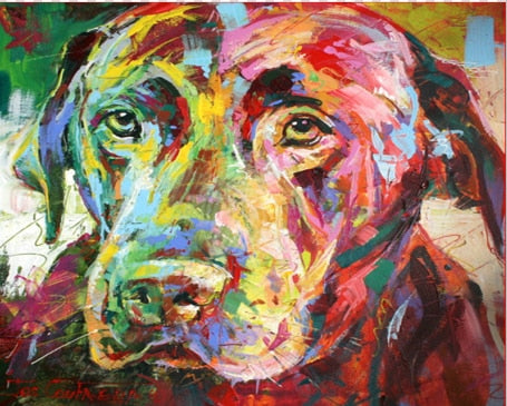 color Dog series Diy painting number diy oil paint by numbers kit painting canvas painting by numbers for kids adults art paint