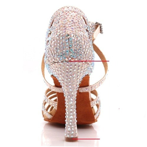 Jazz shoes Latin dance shoes female Latin Salsa girl casual shoes silver bronze