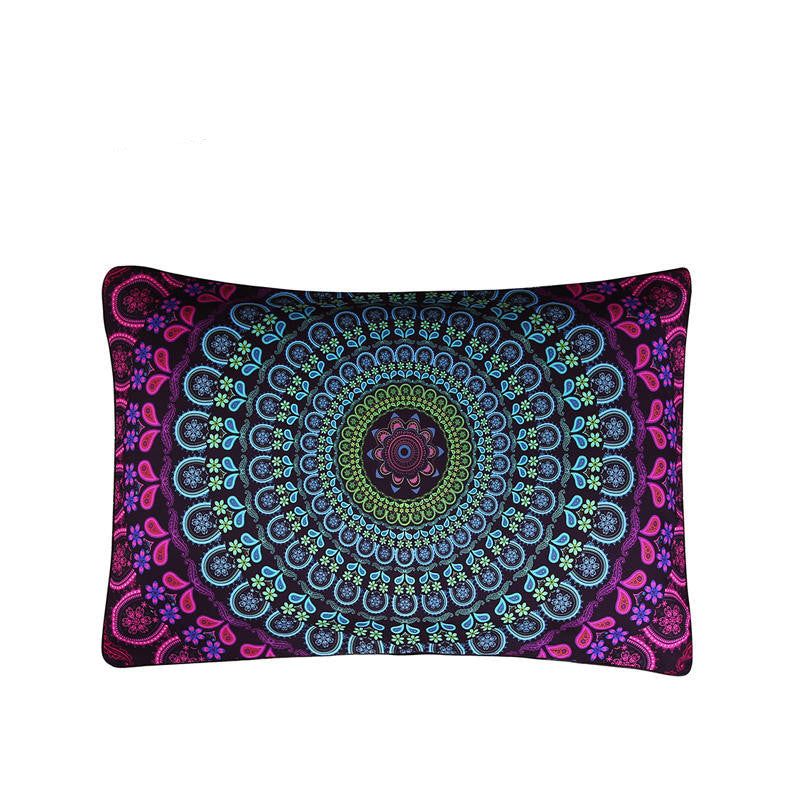 Online discount shop Australia - Moonlight Pillow Case Bohemia Design Dark Blue Decorative Pillowcase 1Pc 50x75cm/50x90cm Bedding Berserk