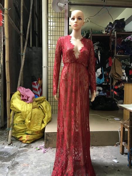 Women Long Lace Dress Plus Size V Summer Beach Dress Embroidery Floral Boho Floor Length Black White Maxi Dresses