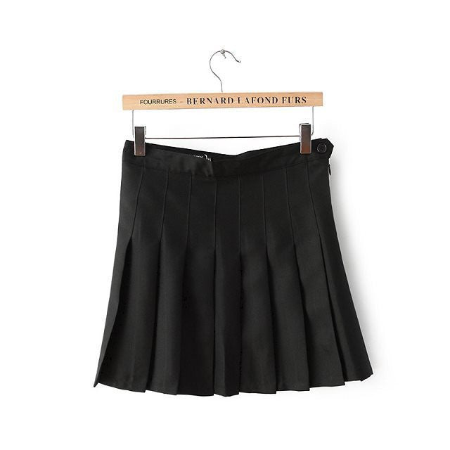 Pleated Skirt High Waist Ball Mini Skirt sexy plus size Skirts