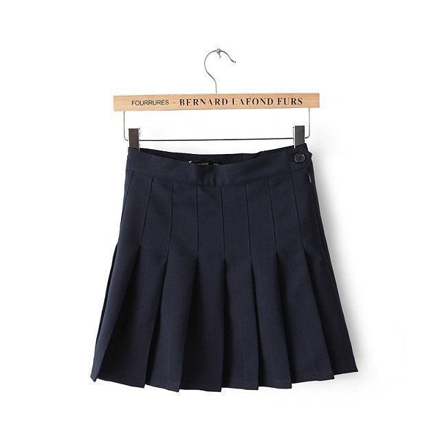Pleated Skirt High Waist Ball Mini Skirt sexy plus size Skirts
