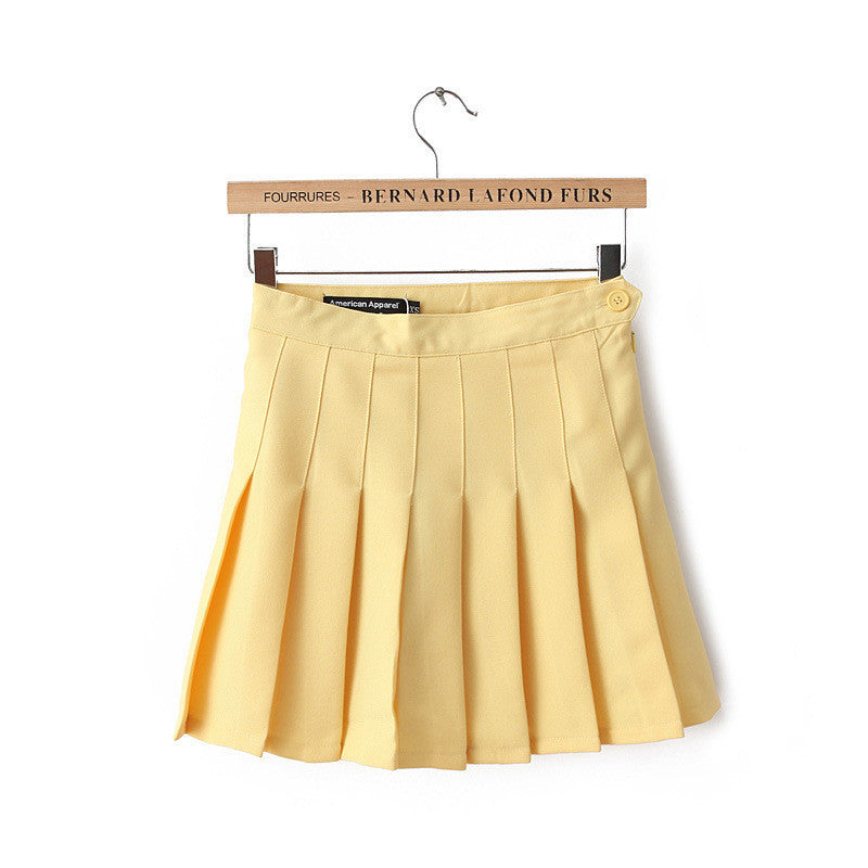 Pleated Skirt High Waist Ball Mini Skirt sexy plus size Skirts