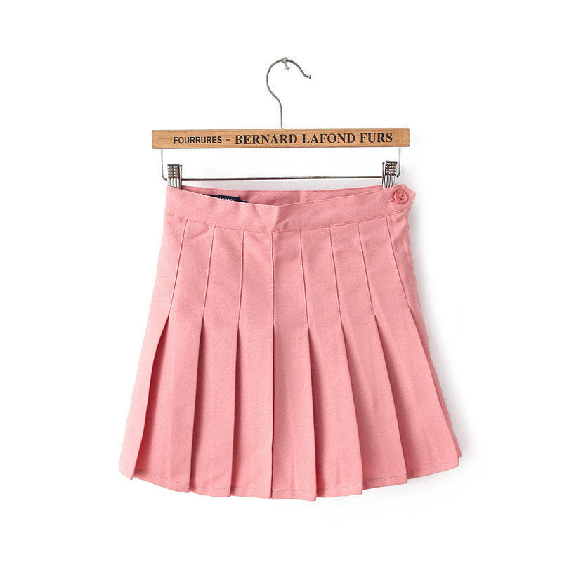 Pleated Skirt High Waist Ball Mini Skirt sexy plus size Skirts