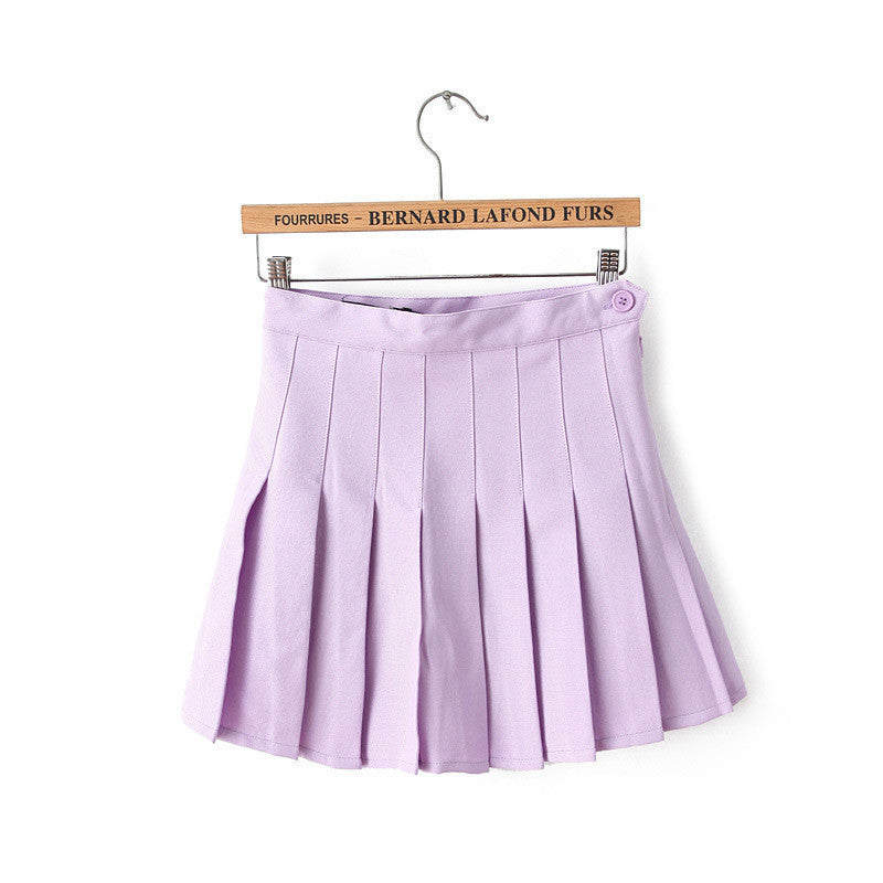 Pleated Skirt High Waist Ball Mini Skirt sexy plus size Skirts