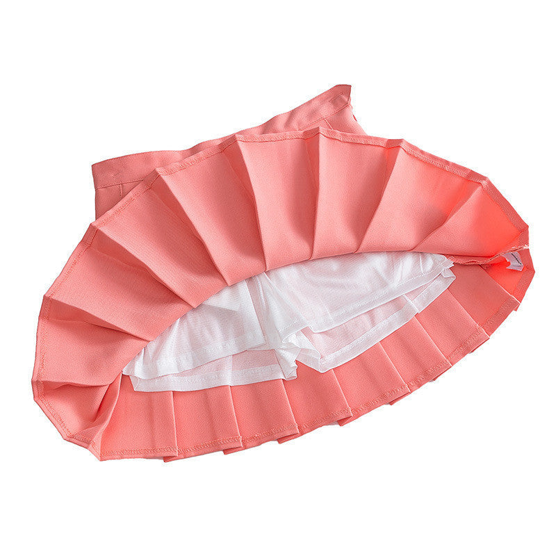 Pleated Skirt High Waist Ball Mini Skirt sexy plus size Skirts