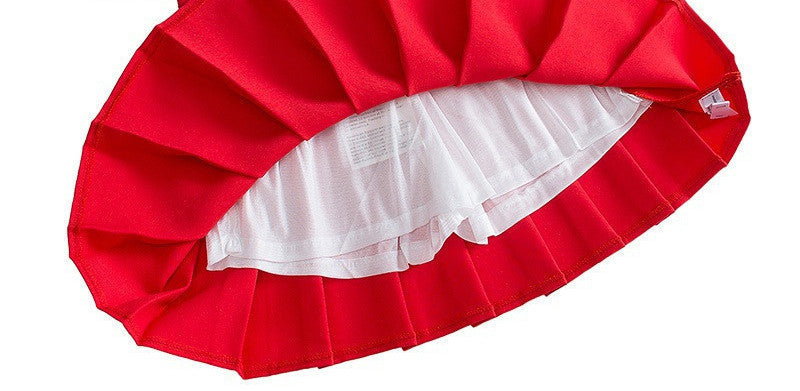 Pleated Skirt High Waist Ball Mini Skirt sexy plus size Skirts