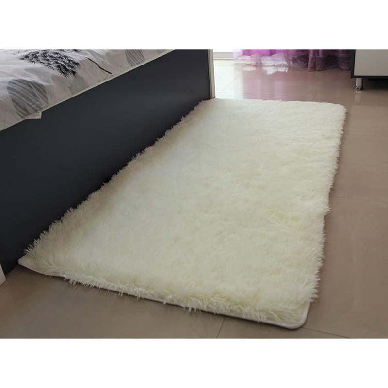 Online discount shop Australia - Carpets For Living Room Ivory Wool Rug Anti-skid Carpet Floor Bedroom Soft Mat Carpets Kids Room Home#ZH183