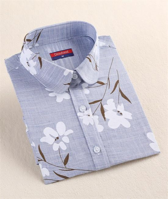 Women Blouses Shirts Cotton Long Sleeve Ladies Tops Collar Floral Big Sizes Clothing Female Top Shirt 5XL
