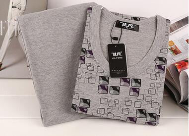 Online discount shop Australia - Best quality brand Gray men Thermal underwear cashmere o-neck long johns pantalon termico 23hfx