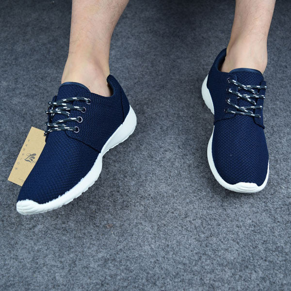 Online discount shop Australia - Men's Casual Shoes Flat Shoes Korean Breathable Air Mesh Men Shoes