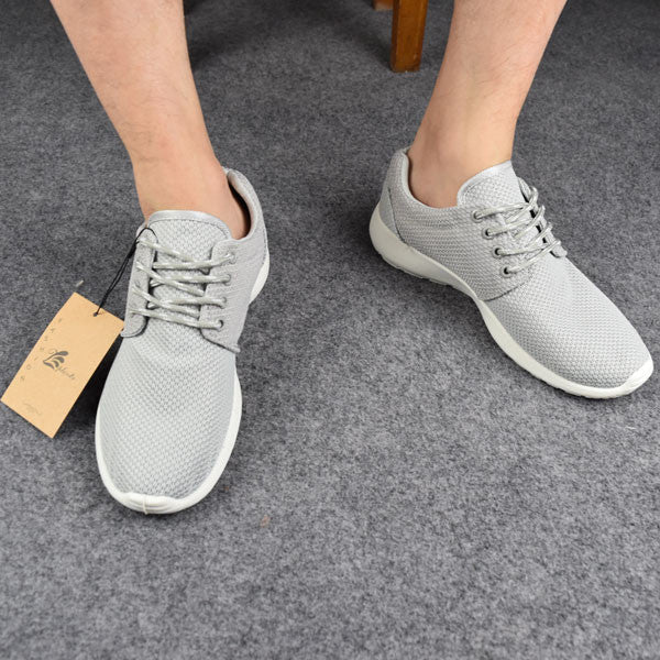 Online discount shop Australia - Men's Casual Shoes Flat Shoes Korean Breathable Air Mesh Men Shoes